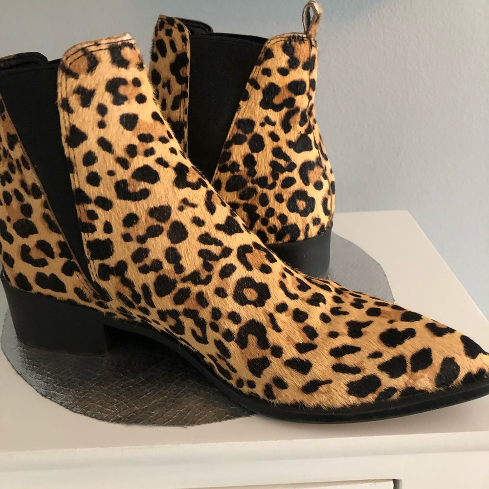 Steve Madden Leopard Print Booties - image 1